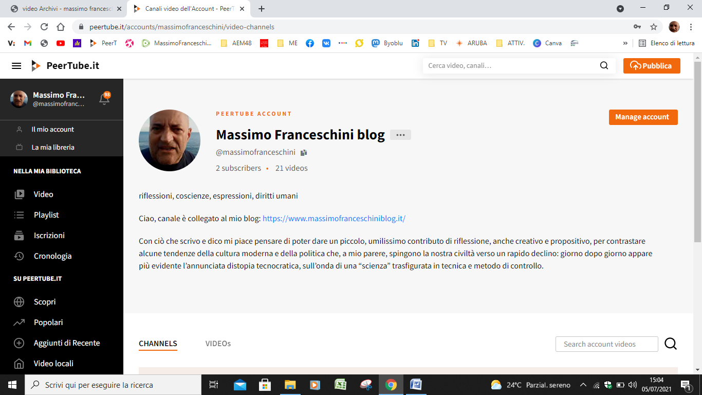 massimo franceschini blog